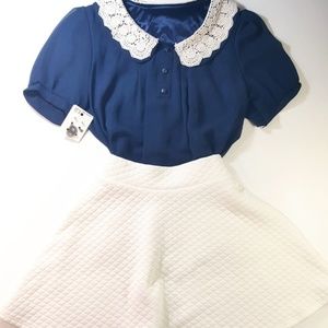 Blouse + Skirt + Earring (Set)